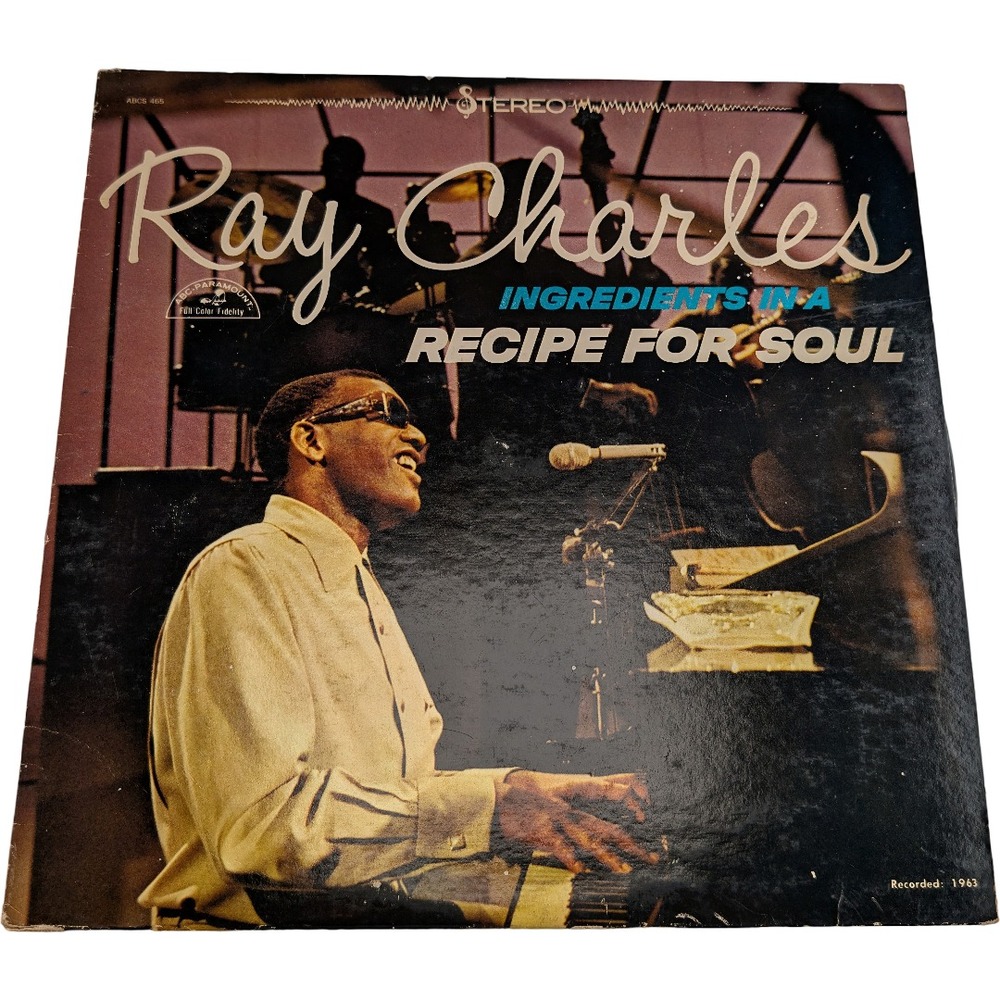 Ray Charles Ingredients in a Recipe for Soul LP Stereo 1963 US ABCS 465 VG+